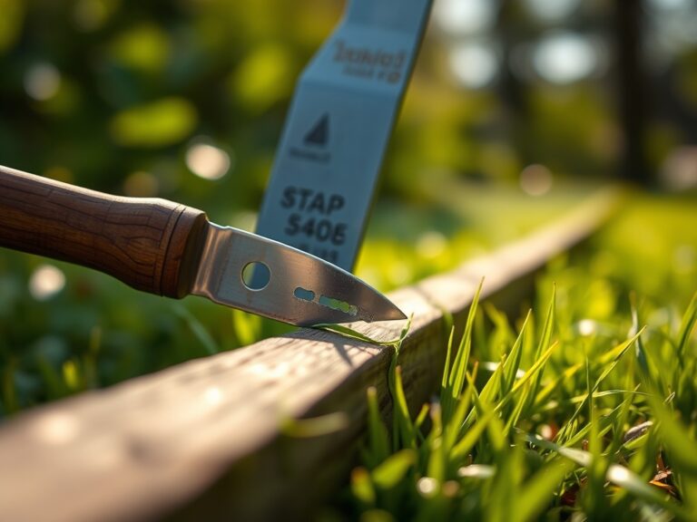 6 Steps to Sharpen a Manual Lawn Edger Blade